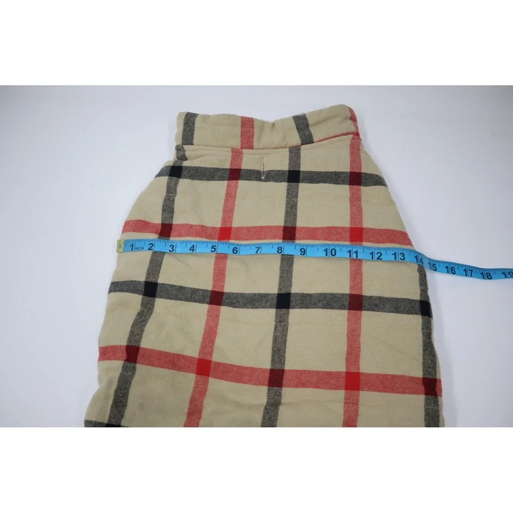 Pet Life Allegiance Classical‎ Plaided Insulated Dog Coat Jacket - Plaid - XL